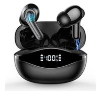 BKXCHA Cuffie Bluetooth, In Ear Auricolari Bluetooth 5.4 con ENC Cancellazione Rumore Mic, Display a LED, Cuffie Senza Filo HiFi Stereo IP7 Impermeabili per iOS & Android