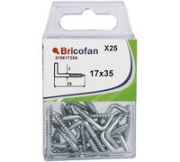 BL 25 UDS. 17X35 ZINCADO - Unid: 12