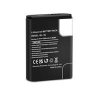 BL-5C - Batteria ricaricabile 3,7 V 1580 mAh per Nokia 1100 1101 1112 1208 1209 3100 3120 3650 6230 6600 N70 N72 e DIGITRADIO 1/2, TECHRADIO 6/RDR