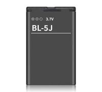BL-5J - Batteria ricaricabile agli ioni di litio, 1500 mAh, per Nokia 200, 201, 302, 5228, 5230, 5235, 5800, C3, Lumia 520, Lumia 525, N900, X1, X6, batteria ricaricabile