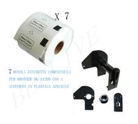 BL 7 Etichette Compatibile per Brother DK-11209 29mmX62mm QL500A 550 QL560 570