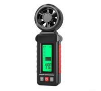BL-76 Anemometro Digitale 8-Blade Girante Air Flow Meter 0.7-30m/s Multi-Unit Retroilluminazione Handheld Detector