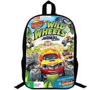 Bl-aze & The Mon-Ster Machines Zaino, Cartone animato Anime Studente Borsa Scuola Sono Durevoli, Impermeabile, Regolabile, Borse Scuola Primaria, 5, 27 * 14 * 35 cm (13 Zoll), Rucksack