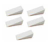 BL FERMAPORTA A CUNEO ADESIVO BIANCO 8 PZ- PLASTIMETAL- 5,0 blister