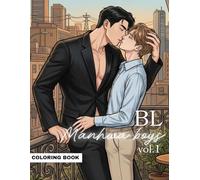 BL Manhwa Boys Vol.1: Yaoi Coloring Book with BL Romantic Tension, Handsome Manhwa Characters & Cute Anime Boys , Relaxing Adult Coloring Book for Yaoi Fans
