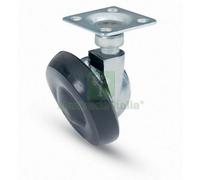 BL RUOTA SEMISFERICA PIASTRA 40 MM CROMO 2 PZ: