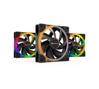 be quiet! Light Wings 120mm PWM Triple Pack, 3 ventole incluse, illuminazione ARGB, tanti colori e modalità, pale ottimizzate per il rumore, pressione statica elevata, turbolenze a basso rumore