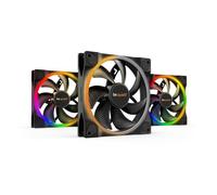 be quiet! Light Wings 140mm Black PWM ARGB PC Case Ventole, Triple Pack | 20 LED ARGB, 7 pale delle ventole ottimizzate per la silenziosità, elevato flusso d'aria, cuscinetto Rifle di lunga durata
