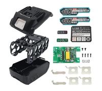 BL1830 10 X 21700 Custodia for batteria agli ioni di litio PCB Scheda di circuito di protezione di ricarica Scatola di guscio BL1845, compatibile con MAKITA, alloggiamenti da 18 V 6,0 Ah 8,0 Ah(BOX an
