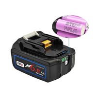 BL1860 6AH compatibile con utensili elettrici a batteria Makita da 18 V Li-ion, ricambio LXT BL1850 BL1840 for cacciavite da 18 V con BMS TPCELL 18 V(6Ah battery 30Q)