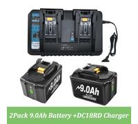 BL1860 batteria ricaricabile per Makita 18v batteria 6000mAh BL1840 BL1850 BL1830 BL1860B LXT400 3A caricatore DC18RC 9A DC18RD