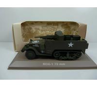 BL34 Atlas IXO 1/43 Blindés WW2 : M3A-1 75 mm mitrailleuse Us army USA