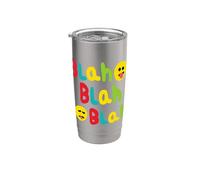 Bla Blah Blah Bicchiere termico in acciaio inox doppia parete