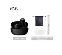 (Bla con accessori) Cuffie wireless HT07 ANC Cancellazione del rumore 40dB Auricolari TWS 6 microfoni