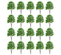 Blablablalu Model Tree 20pcs/Set 3x2 Pollici di spongionali per lievi di spongitura per Modelli di architettura, Layout del Treno, Scenario, Paesaggio