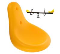 Blablablalu Playground Equipment with Screws, Comfortable Plastic Seesaw Seat Replacement for Kids Outdoor Parks Community Areas, YellowPlayground Equipment