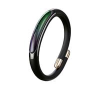 (Black) 1-Pack Mosquito Repellent Bracelets - Refillable Waterproof Wristbands with Essential Oils for Adults/Kids_DP