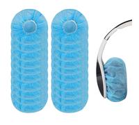 (Black) 100 Pieces Headphone Earpad Covers, Disposable Non-Woven Fabric Headphone Covers/Headset Covers/Earpad Protector