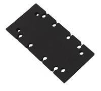 Black 140441 - Piastra di supporto per levigatrice orbitale Bo3700, Bo3710, Bo3711, 9 tamponi di ricambio con filettatura da 5 mm, colore: Nero