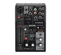 Yamaha AG03 MK2 B Mixer Live Streaming a 3 Canali con Interfaccia Audio USB Nero