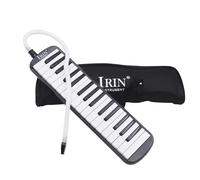 Black 32 Key Melodica, 32 Key Pianica Piano Tastiera Musical Educational Musical Strument con carry e 1 bocchetto di tromba per l'insegnamento in classe, appositamente progettato