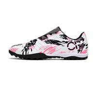 (black, 39) Football shoes available in three colors with a choice between TF studs and FG long studs, designed for both men and women.