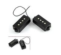 Black 4 String Noiseless Pickup Set for Precision P Bass Bridge Pickup Set New-hy