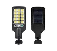 (Black A) Solar Outdoor Motion Sensor Lights with Remote Control - IP65 Waterproof Solar Powered Lighting, 3 Adjustable Modes for Garden & Pathway