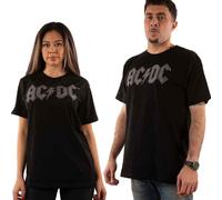 AC/DC Maglietta Logo Decorata Unisex Nero Taglia L