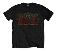 AC/DC Maglietta Oz Rock Unisex Black XL