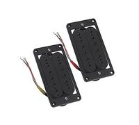 Black Alnico 5 Magnet Chitarra Elettrica Pickup Humbucker Pickup A Doppia Bobina E Pickup Al Ponte Con Telaio Piatto Pickups Set per Chitarra Elettrica