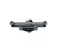 (Black) Aluminum Alloy Airs Vent Gravitys Phone Holder Multifuntional Steady Navigation Holder for Car Interior