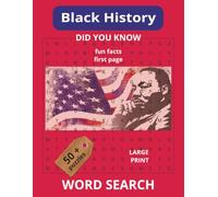 Black American History: Black History Word Search Puzzle Book: African American Heritage, Civil Rights & Educational Activities for All Ages