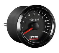 Pilot 10130 Black Analogue Gauge Series, Pressione olio - Ø 2” (52 mm)
