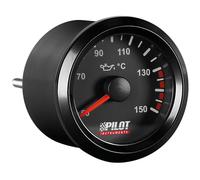 Pilot 10133 Black Analogue Gauge Series, Temperatura olio - Ø 2” (52 mm)