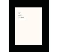 Black and Beige Minimalist Journal Note book