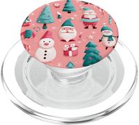 Black and Beige Polka Dots Classic Polkadots Simple Pattern PopSockets PopGrip per MagSafe