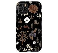 Black and Brown Cottagecore Mushroom Fall Nature Moss Custodia per iPhone 11 Pro
