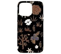 Black and Brown Cottagecore Mushroom Fall Nature Moss Custodia per iPhone 15 Pro Max
