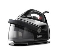 BLACK+DECKER BXSS2200E - Sistema stirante a vapore, pressione 5 bar, carica continua, getto di vapore 120g-min. piastra in ceramica, pronto in un minuto, filtro anticalcare