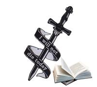 Black and Gold Dragon Bookmark | Black Dragon Bookmark | Bookmarks with Sayings, with Skeleton Gothic Book Bookmarks Bookshelf Decorations for Christmas
