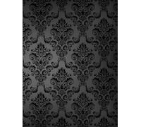 Black and Grey Gothic Damask Pattern Sketchbook - Cream Color Interior Sketch Pages for Gothic Art - Sketch Pages Numbered: A Perfect Gift for Anyone ... - Draw Gothic Skulls, Vampire, Bats, Patterns