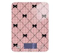 Black and Pink Bow Check Pasto Prep Food Weight Scale 5kg/5g Digital Small Scale con 4 Unità per (Utente) (Utente) (Utente) (User) Pesa para comida