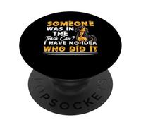 Black And Tan Coonhound No Idea Dog Enthusiast Coonhound Coonhunting PopSockets PopGrip Adesivo