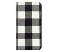 Black and White Buffalo Check Pattern Flip Case Cover Custodia per iPhone 17 Pro Max