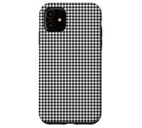 Black and White Gingham Case - Classic Buffalo Check Pattern Custodia per iPhone 11