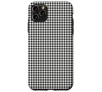 Black and White Gingham Case - Classic Buffalo Check Pattern Custodia per iPhone 11 Pro Max