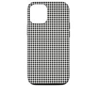 Black and White Gingham Case - Classic Buffalo Check Pattern Custodia per iPhone 12/12 Pro