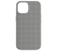 Black and White Gingham Case - Classic Buffalo Check Pattern Custodia per iPhone 14