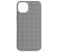Black and White Gingham Case - Classic Buffalo Check Pattern Custodia per iPhone 14 Plus